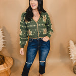 Rainey Distressed Cropped Mid Rise Jean - Dark Wash - Lace and Grace Boutique