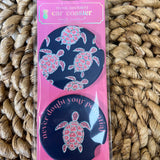 Simply Southern Car Coaster Set - Turtle