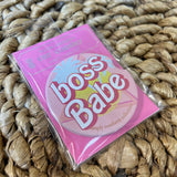 Simply Southern Car Coaster - Boss Babe