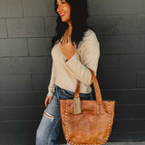 Bedstu Stevie Tote Bag - Tan Rustic