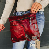 Bedstu Aiken Crossbody - Cherry Laquer Rustic Slate Lux