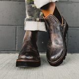 Bedstu Novel II Chelsea Boot - Black Lux Tan Rustic