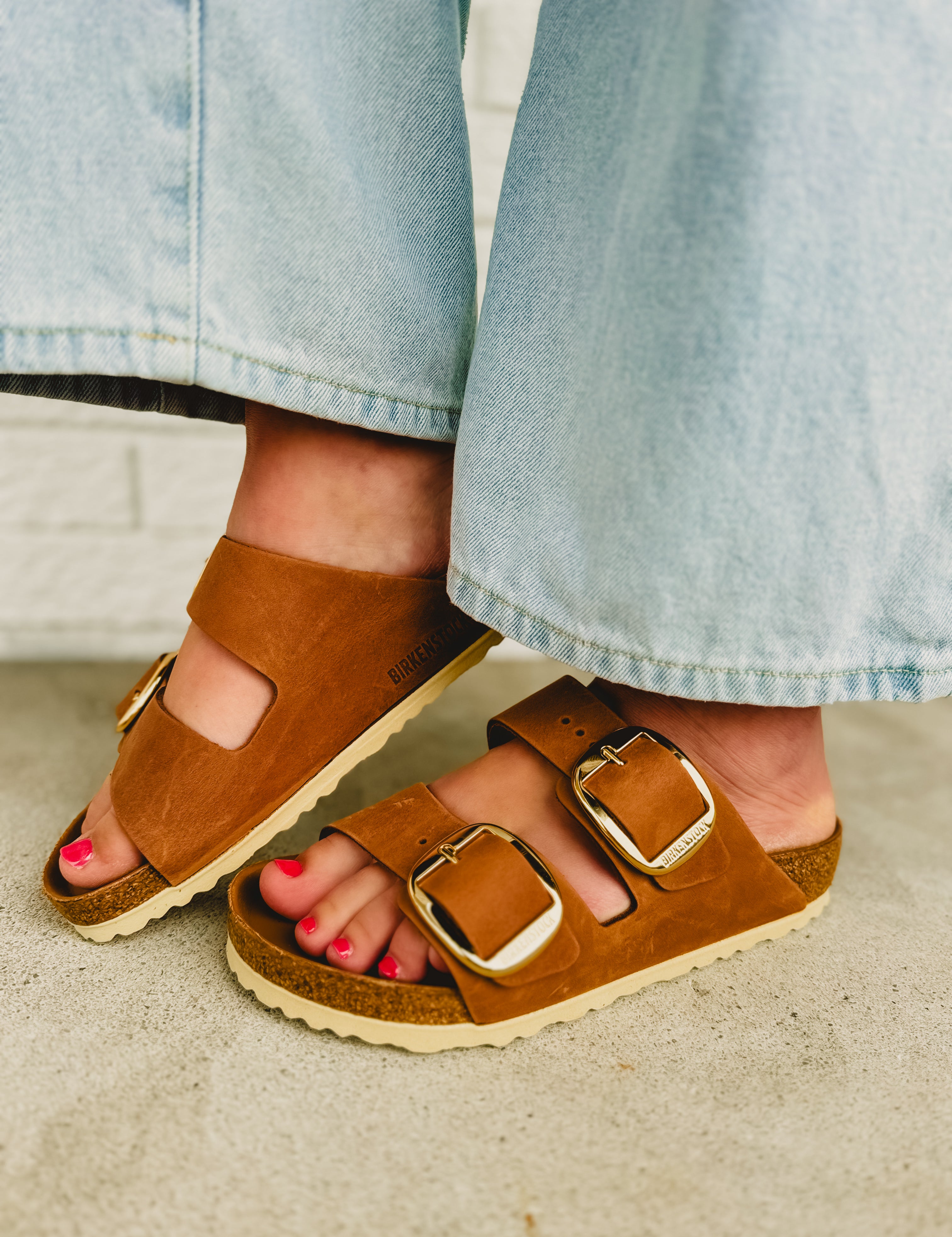 Birkenstock Clogs Birkenstocks Turning Feet Orange Birkenstocks