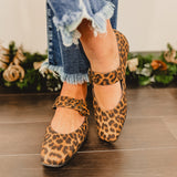 The Soho Buckle Ballet Flat - Leopard