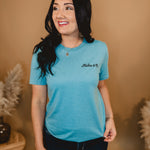 Save A Farmer Tee - Blue - Lace and Grace Boutique