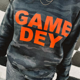 Game Dey Camo Sweatshirt - Black
