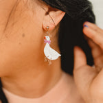 Cowboy Goose Earrings - Lace and Grace Boutique