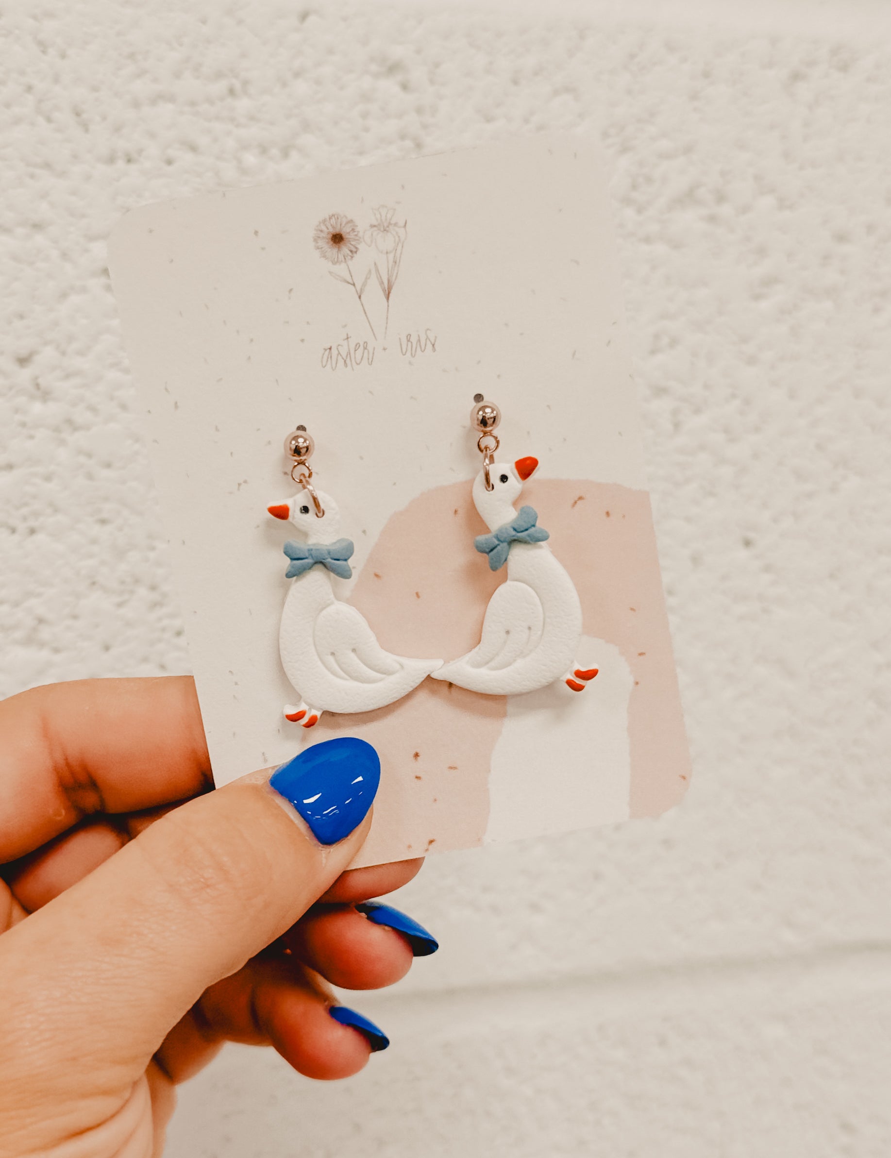 Goose & Bow Earrings - Lace and Grace Boutique