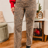 Hidden High Rise Logan Dad Jean - Tiger