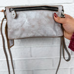 BedStu Cadence Crossbody - Light Silver Lux - Lace and Grace Boutique