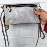 BedStu Cadence Crossbody - Light Silver Lux - Lace and Grace Boutique