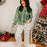 Nutcracker Waltz Pajama Pants - White Multi - Lace and Grace Boutique