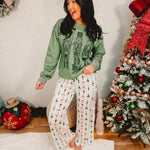 Monochrome Nutcracker Sweatshirt - Forest - Lace and Grace Boutique