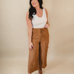 Ready When You Are Cargo Pants - Deep Camel - Lace and Grace Boutique