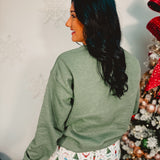Monochrome Nutcracker Sweatshirt - Forest - Lace and Grace Boutique