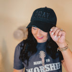 Pray Baseball Hat - Black - Lace and Grace Boutique