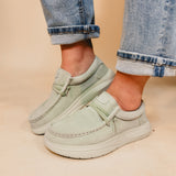 Hey Dude Wendy Comf Suede - Sea Foam