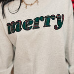 Merry Gingham Top & Short Set - H. Grey/Green - Lace and Grace Boutique