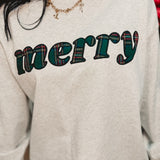 Merry Gingham Top & Short Set - H. Grey/Green - Lace and Grace Boutique