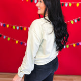 Nutcracker Trio Graphic Crewneck Sweatshirt - Beige - Lace and Grace Boutique