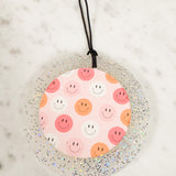 Simply Modern Smiley Car Freshie - Cocoa Butter Cashmere