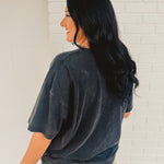 Ohio State Southern Split Oversized Band Tee - Black - Lace and Grace Boutique