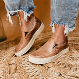 Bedstu Hermione Slip On Sneaker - Tan Rustic Mason BFS - Lace and Grace Boutique