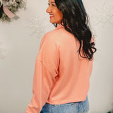 Scuba Zip-Up Jacket - Tan Rose