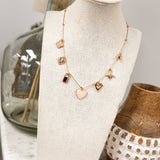 Heart Charm Ball Chain Necklace