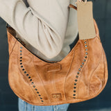 Bedstu Megara Saddle Shoulder Bag - Tan DD