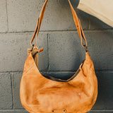 Bedstu Megara Saddle Shoulder Bag - Tan DD
