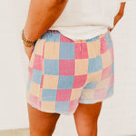 Striped & Checker Boxer Shorts - Multi - Lace and Grace Boutique