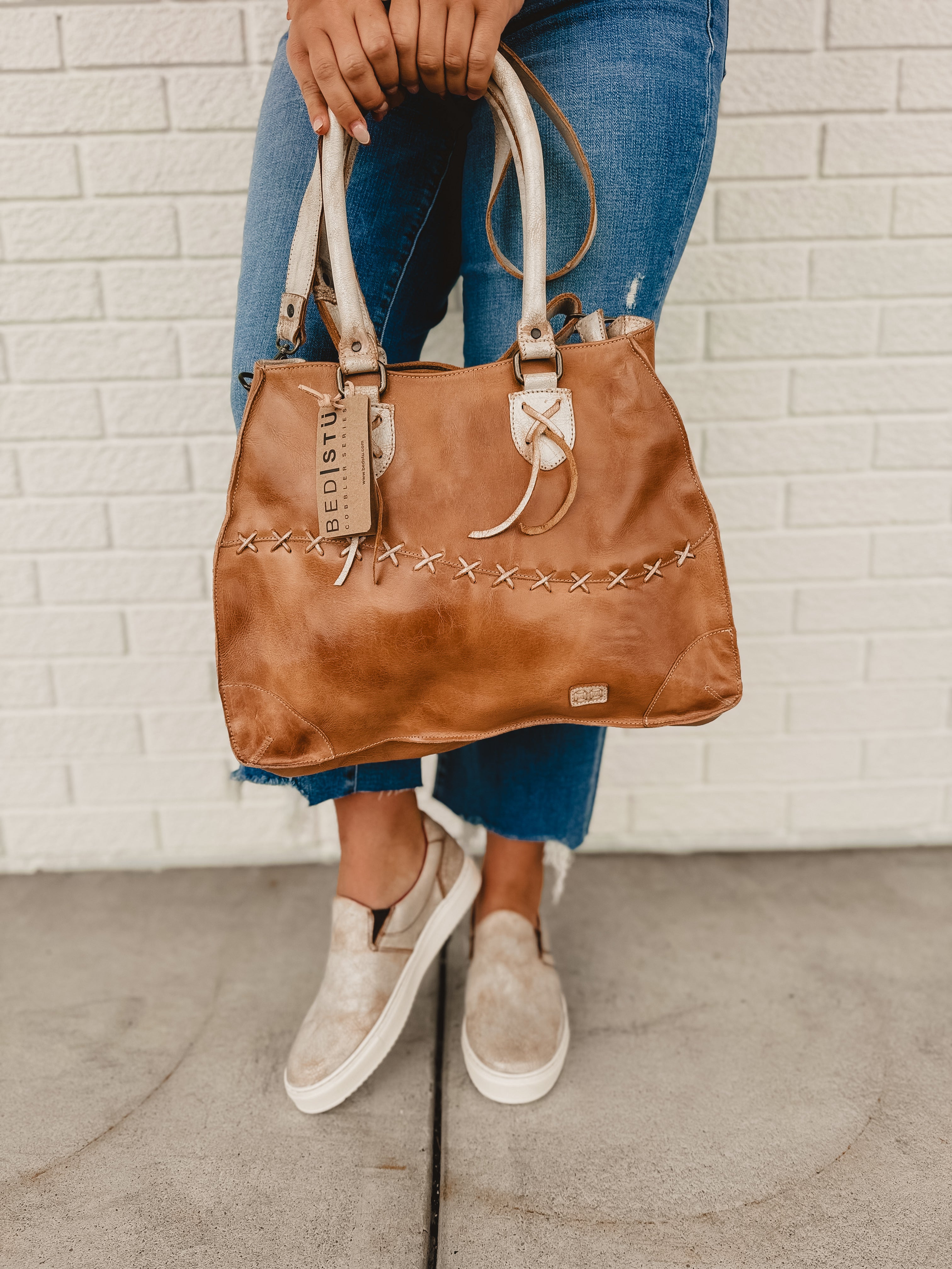 Bedstu Bruna Crossbody Bag - Tan Rustic Nectar Lux - Lace and Grace Boutique