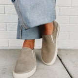 Birkenstock Oswego Suede Leather Slip On Shoe - Taupe