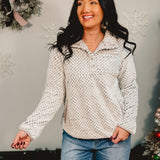 Simply Southern Soft Button Up Pullover - Grey