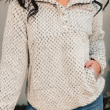 Simply Southern Soft Button Up Pullover - Grey