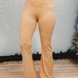 Simply Southern Flare Stretch Leggings - Latte