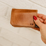 Bedstu Jeor Card Wallet - Tan Rustic