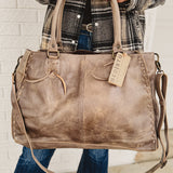 BedStu Rockaway Crossbody Bag - Taupe Driftwood