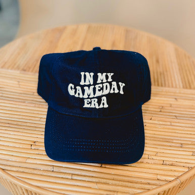 In My Game Day Era Embroidered Cap - Blue - Lace and Grace Boutique