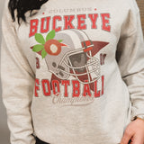 Buckeye Game Day Sweatshirt - Ash