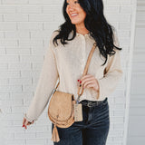 BedStu Half Moon Em Crossbody Bag - Oats DD