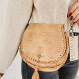 BedStu Half Moon Em Crossbody Bag - Oats DD