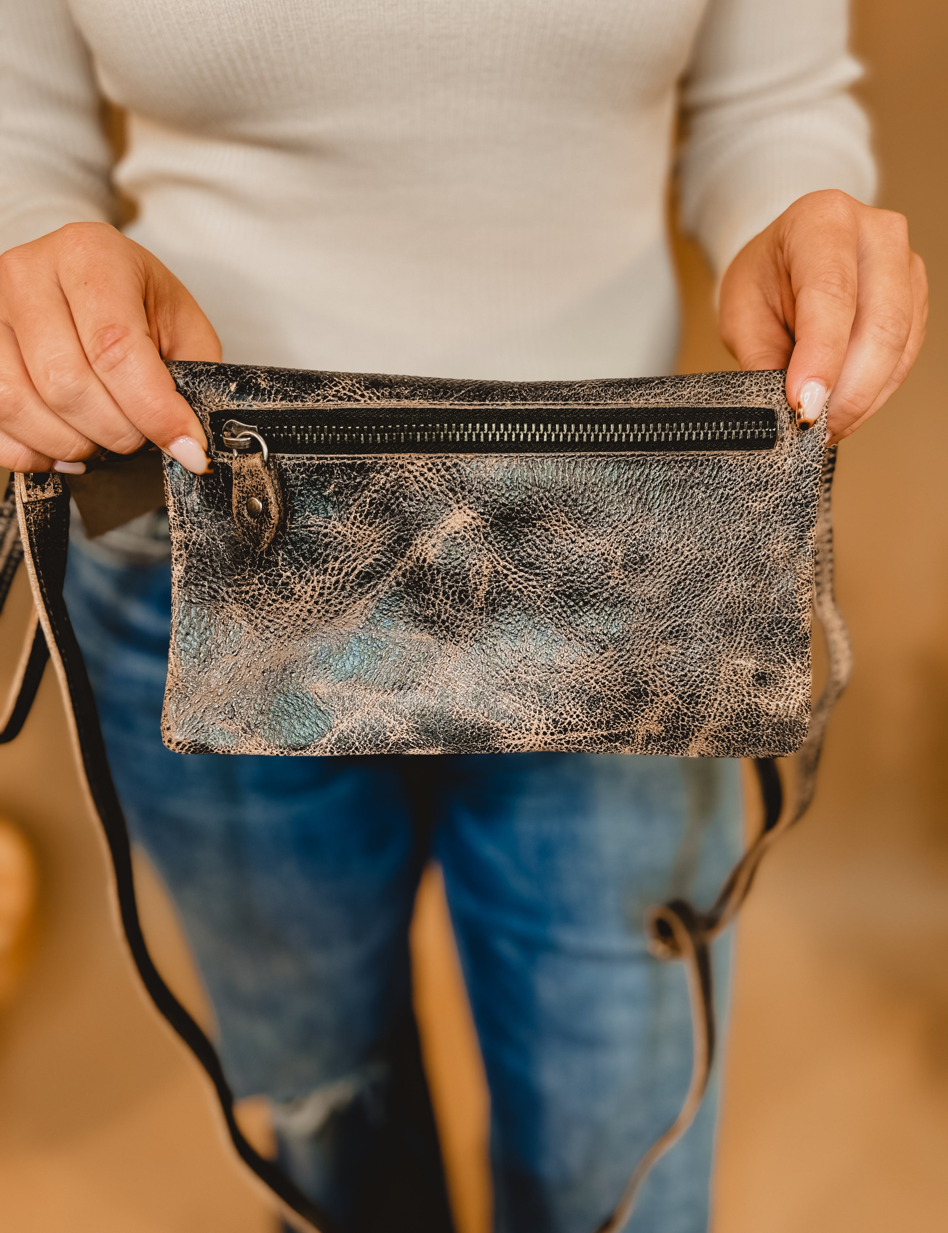 Bedstu Cadence Crossbody - Black Lux - Lace and Grace Boutique