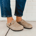 Birkenstock Boston Oiled Leather Clog - Tobacco Brown - Lace and Grace Boutique