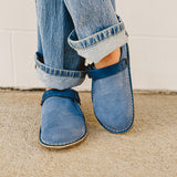 Birkenstock Lutry Premium Suede Clog - Elemental Blue