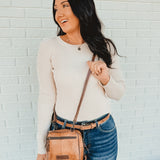 BedStu Capture Crossbody - Tan Teak Rustic