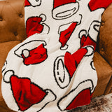 Super Soft Santa Hat Throw Blanket