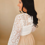 Elegant Lace Blouse - Off White