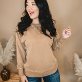 French Terry Pullover - Camel